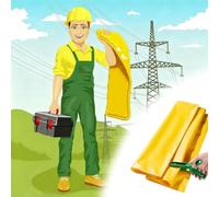 Coperta isolante per sicurezza elettrica ad alta tensione, 400 x 500 mm | Coperta di sicurezza isolante per lavori elettrici ad alta tensione, protegge i lavoratori durante la manutenzione