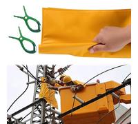 Coperta isolante per tensione Coperta isolante di sicurezza con clip, for sottostazioni, kit di sicurezza for sala di distribuzione da 0,4 kV a 10 kV(10kV,31.5x23.6in/80X60cm)