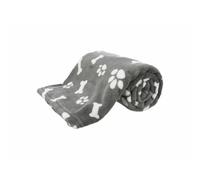 Coperta Kenny, Felpa, 75 × 50 cm, Grigio