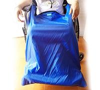Coperta leggera for sedia a rotelle, poncho for sedia a rotelle for adulti, fodera in velluto caldo antivento for le gambe invernali, il piede e la parte posteriore calda piccola(Small)