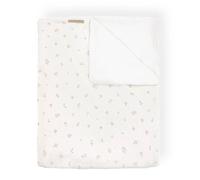 Coperta Lettino 100x140 Jersey Print con Spugna Peluche Tulips Bamboom