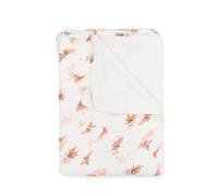 Coperta Lettino 140x 100 Jersey Print con Spugna Peluche Butterfly