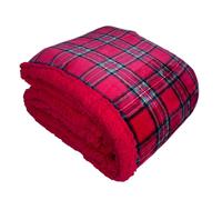 Coperta Letto Pesante Pile Plaid Pile Divano agnellato Inverno TARTAN SCOZZESE