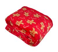 Coperta Letto Pile Plaid Pile Divano Agnellato Invernale Fantasia DIS. GINGER