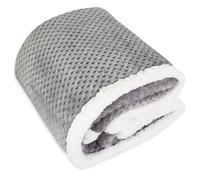 Coperta Letto Pile Plaid Pile Divano retro agnellato tinta unita 3 Colori WINNY