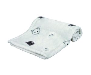 Coperta Mimi Trixie 1 pezzo - Coperta in morbido peluche ideale per gattini e cani di piccola taglia, misura 70 x 50 cm, facile da lavare e adatta anche per chi soffre di allergie. - Cucce per cani -