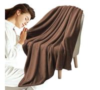Coperta Morbida Da Lancio - Calda E Lavabile Coperta A Doppia Faccia Per | 150 x 109 Cm In Pile Leggera,Per l'Inverno la Stanza il Divano la Casa la Ragazza l'Autunno le Donne il Natale la Cam