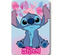 Coperta Morbida Disney Stitch 100x140 cm Azzurra/Rosa Originale, cameretta bimbi
