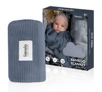 Coperta morbida Lionelo Bamboo Blanket coperta per bambini fasciatoio copertu...