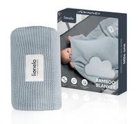 Coperta morbida Lionelo Bamboo Blanket coperta per bambini fasciatoio copertu...