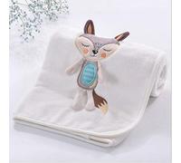 Coperta morbida peluche del bambino - caldo corallo del panno della ragazza del neonato Coperte, Bambino Coperta/Stroller copertura/Presepe Coperta, grande regalo per il Baby Shower(29.53 x 39.39 in)