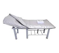 Coperta multifunzione per sauna a infrarossi lontani in argento Body Shaper Perdita di peso Sauna Coperta dimagrante Macchina per terapia disintossicante per Spa personale a 2 zone