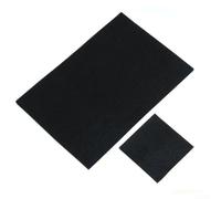 Coperta nera per saldatura, tappetino ignifugo, materiale resistente a 1000 °C, resistente alle alte temperature, tappetino isolante ignifugo, per saldatura di fornelli a griglia (30 cm x 50 cm)