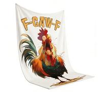 Coperta per adulti, morbida e calda coperta a forma di gallina, per divano, camera da , soggiorno, fattoria, ufficio, uomini, donne, bambini, vacanze, calza della Befana