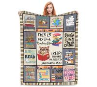 Coperta per Amanti dei Libri - Regalo per Lettori, Ragazze, Donne - Accessori per la Lettura, Club, Topi di Biblioteca