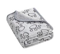 coperta per animali domestici con simpatico motivo con impronte | Coperta per cani e gatti, per divano, letto, viaggi, campeggio, Pi