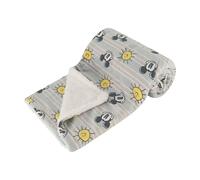 Coperta Per Bambini In Minky E Sherpa Con Personaggi Disney, Ultra-Morbida...