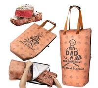 Coperta per barbecue per affumicare carne, coperta isolante resistente per petto, costole, spalle di maiale, impermeabile, per barbecue, regali per uomini, papà, marito (coperta per barbecue da 53,3