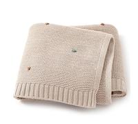 Coperta per bebè, coperte per la ricezione del bebè in cotone con graziosi pompon, coperte morbide e accoglienti per la cameretta dei bambini per il registro della doccia per neonati e bambini piccol