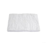 Coperta per caminetto in silicato di magnesio e calcio, per sicurezza e ritenzione del calore, resistente alle alte temperature, in fibra di ceramica, per bruciatori a gel e stufe, colore bianco (30 x