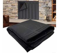 Coperta per caminetto, materiale ignifugo ispessito, per comfort tutto l'anno (B)