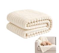 Coperta per Cani da Divano Tappetino da Sonno Caldo e Calmante Animali | Coperta Da Cuccia Per Cane Taglie Medie Grandi Campeggio Viaggio Trasportino Cuccia Rifugio Letto Bianco F