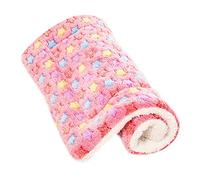 Coperta per cani gatti in pile Super Softe Stuoia calda e morbida per cani e gatti Rosa XL