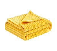 Coperta Per Cani Gialla 100 x 150 cm Lavabile e Calmante Accessori Animali | Coperte Morbide Animali Domestici Adatta a Cucciolo Gatto Divano Casa Ufficio Trasportino Camera da Letto Dormitorio Au