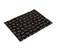 Coperta per gatti Vetbed® Isobed SL Paw, nera/grigia - L100 x P75 cm