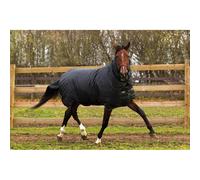 Coperta per cavalli all'aperto Horseware Trot Turnout Hvy Noir 6'0"/130 cm