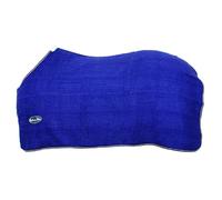 Coperta per cavalli in spugna blu Towel accappatoio asciugamano cavallo Amahorse