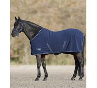 Coperta per cavallo assorbisudore in pile con cinghie sottopancia