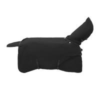 Coperta per cavallo, verde scuro e nero, 155 cm, in poliestere, impermeabile, traspirante, antivento, calda, per attività all'aperto, equitazione, paddock, protezione contro il sudore