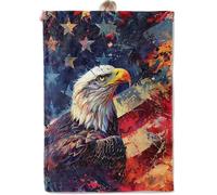 Coperta Per Divano Bald Eagle, American Flag Coperta Per Sedia Divano S