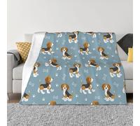 Coperta per divano - Beagle Dog Cute Soft Lightweight Cozy Plush Warm Throw Blanket Comfy Fuzzy Flannel Blanket & Throw for Sofa and Bed All Season