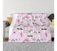 Coperta per divano - No Drama Llama morbida leggera accogliente coperta calda in peluche comoda coperta pelosa e copriletto per divano e letto per tutte le stagioni