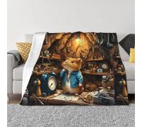 Coperta per divano - Scienziato porcellino d'India, morbida, leggera, accogliente, coperta in flanella comoda e pelosa, per divano e letto, per tutte le stagioni