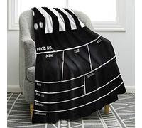 Coperta per film Clapboard Regali per donne uomini amanti del cinema, teatro casa cinema decorazione idee regalo per adulti ragazzo ragazza attore regista, Natale, compleanno, San Valentino,