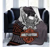 Coperta per gli amanti della moto, super morbida ed elegante, in flanella per tutte le stagioni, per soggiorno, camera da letto, letto, divano, viaggi, campeggio, 127 x 101 cm