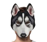 Coperta per il viso di mascherata del cane, maschera Husky,Coperta per il viso cosplay - per travestimento, maschera di Halloween, per fotomaton per la decorazione d