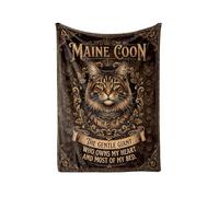 Coperta Per Letto Maine Coon Cat Gentle Giant Coperta Letto L