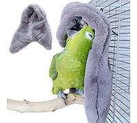 Coperta per Pappagallo a Nido di Uccelli Calda Peluche soffice Amaca da Appendere pappagallini Invernali Caldi Nido per Uccelli Coperta Coperta per Uccelli Letto Uccelli rifugio Gabbia Pappagalli