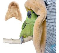 Coperta per Pappagallo a Nido di Uccelli Calda Peluche soffice Amaca da Appendere pappagallini Invernali Caldi Nido per Uccelli Coperta Coperta per Uccelli Letto Uccelli rifugio Gabbia Pappagalli