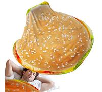Coperta Per Pizza, Coperta Rotonda Da Letto Creativa, Coperta Gigante Realistica A Doppia Faccia Per Cibo Morbido, Coperta Divertente Coperta Gigante Per Cibo, Regali Per Culla, Divano, Esterno