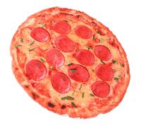 Coperta per pizza in peluche per adulti Coperta per cibo rotonda divertente