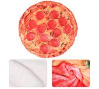 Coperta per pizza in peluche per ragazzi Coperta per cibo carina e divertente