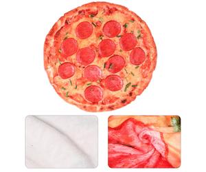 Coperta per pizza in peluche per ragazzi Coperta per cibo carina e divertente