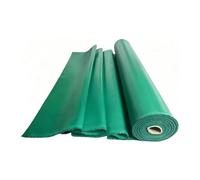 Coperta Per Saldatura Fibra Di Vetro Con Rivestimento Silicone Su Un Lato | Coperta ignifuga ad alta resistenza, resistente al fuoco e impermeabile, per uso industriale e accessori(Verde,0.5mm-1.3x10m)