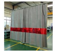 Coperta Per Saldatura Rivestita In Silicone Con Finestra Di Ispezione, Coperte Per Saldatura Ignifughe, Per Saldatura Industriale Per Officina, Taglierina(Gray-1mm,1.7x2.5m/5.6x8.2ft)