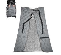 Coperta per sedia a rotelle, coperta invernale ispessita per sedia a rotelle, coperta per sedia a rotelle, coperta per sedia a rotelle, vestibilità universale per sedie a rotelle (grigio)